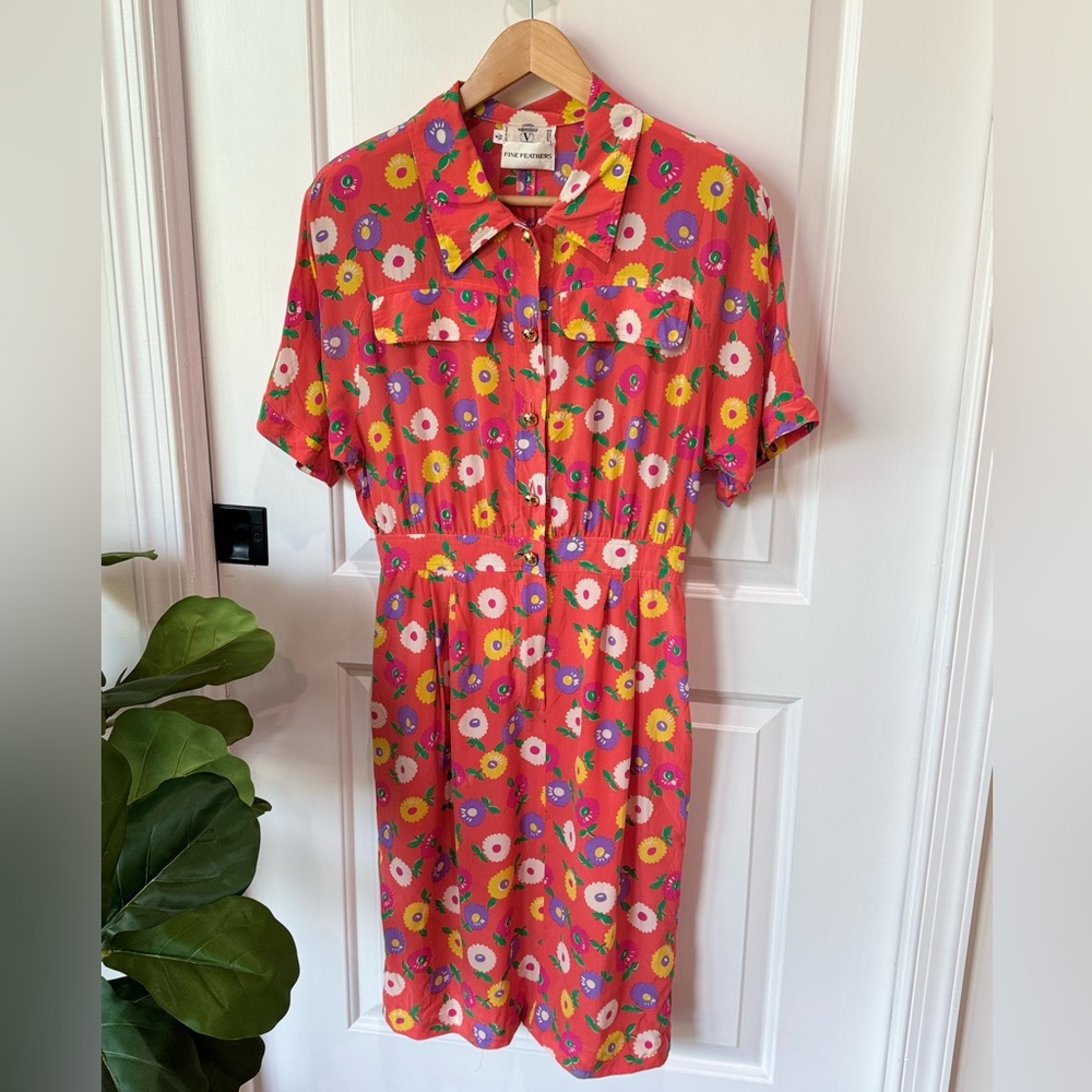 ✨VINTAGE Valentino Floral Print Dress ✨
